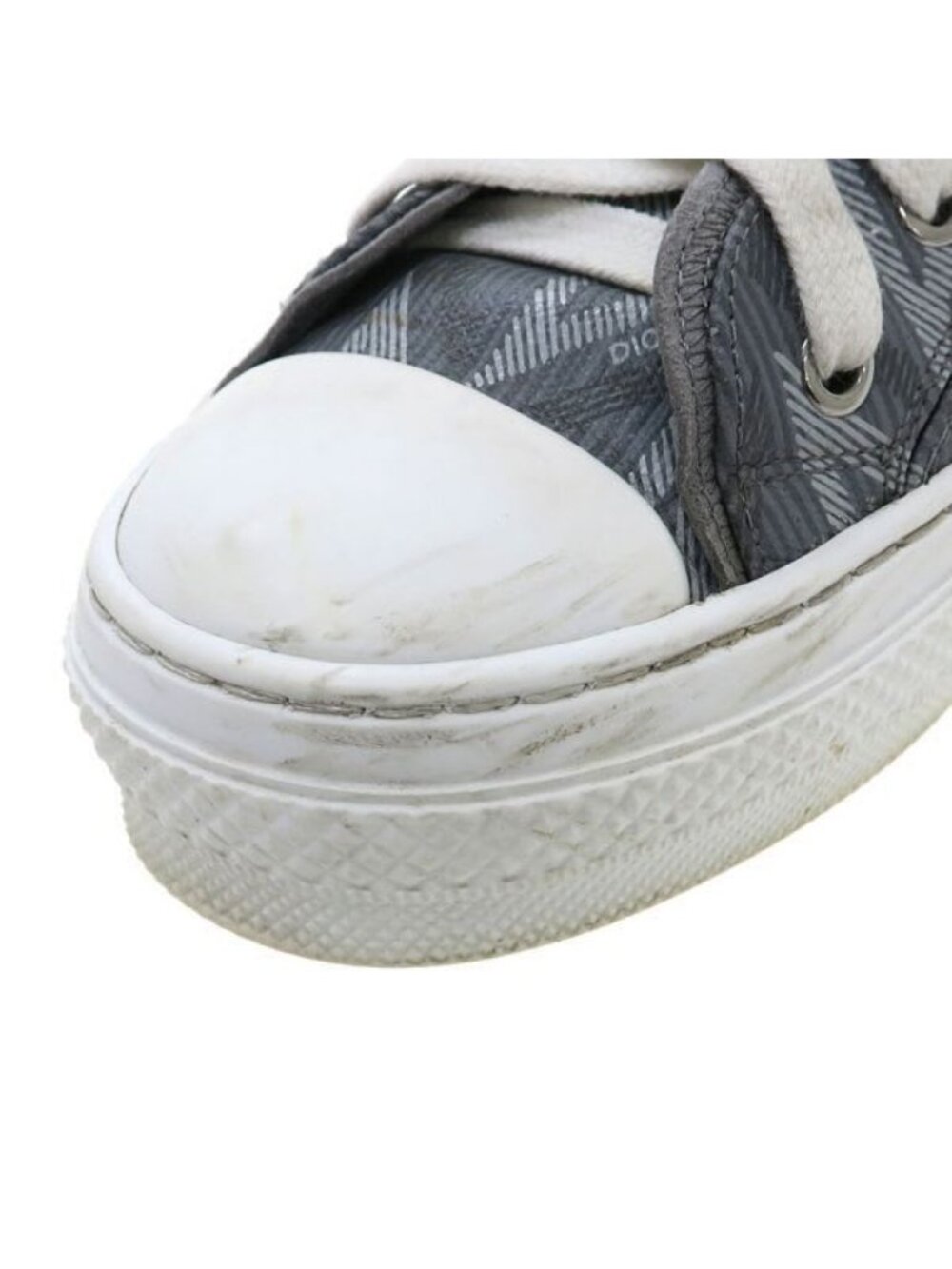 Christian Dior Size 25 Gray Sneakers - Picture 4 of 9